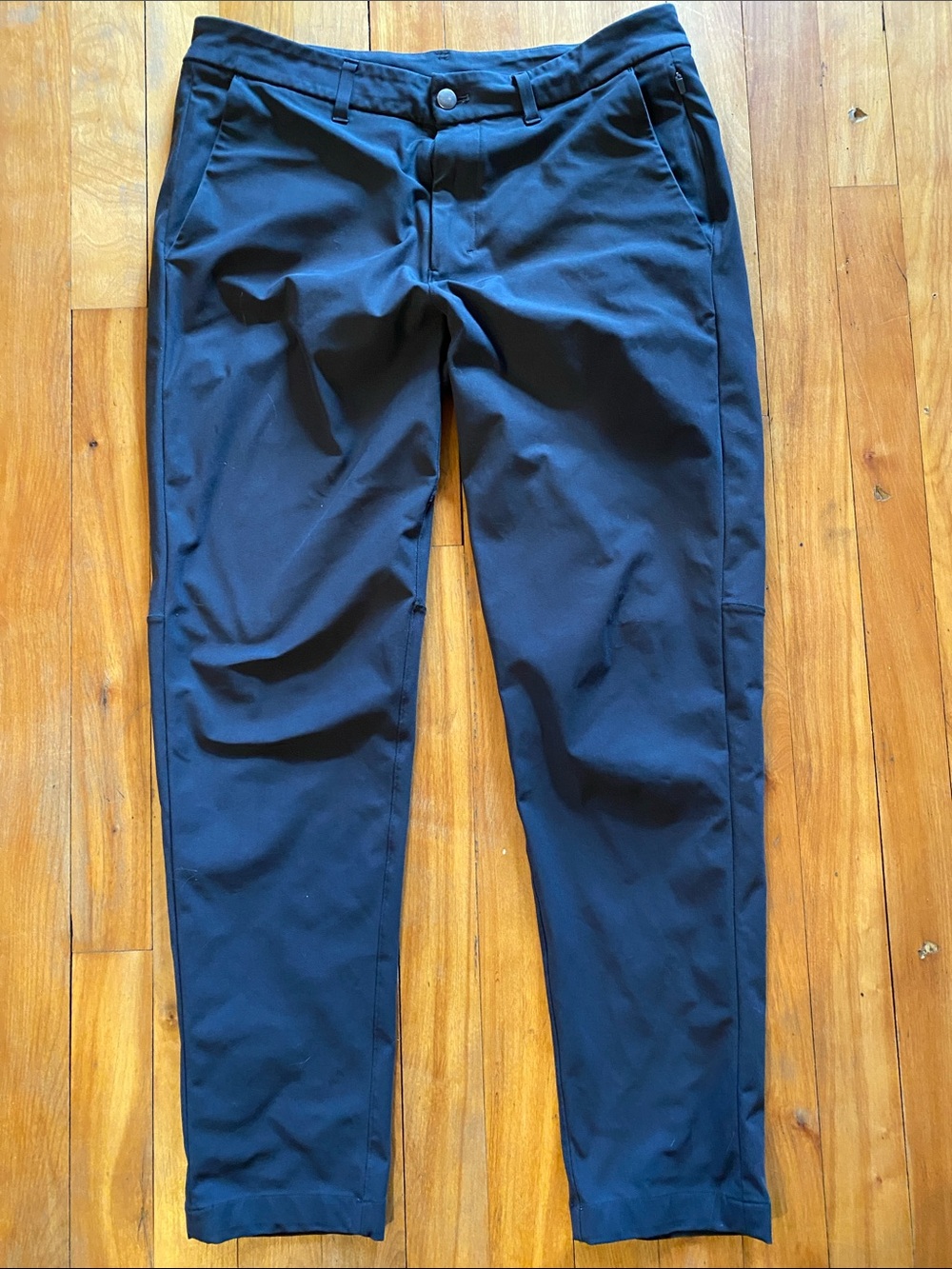 lululemon athletica Men's Black Stretch Chinos